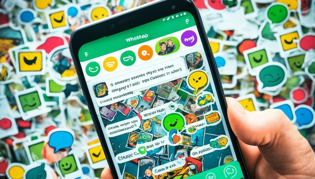 Personalizar chats con stickers en WhatsApp