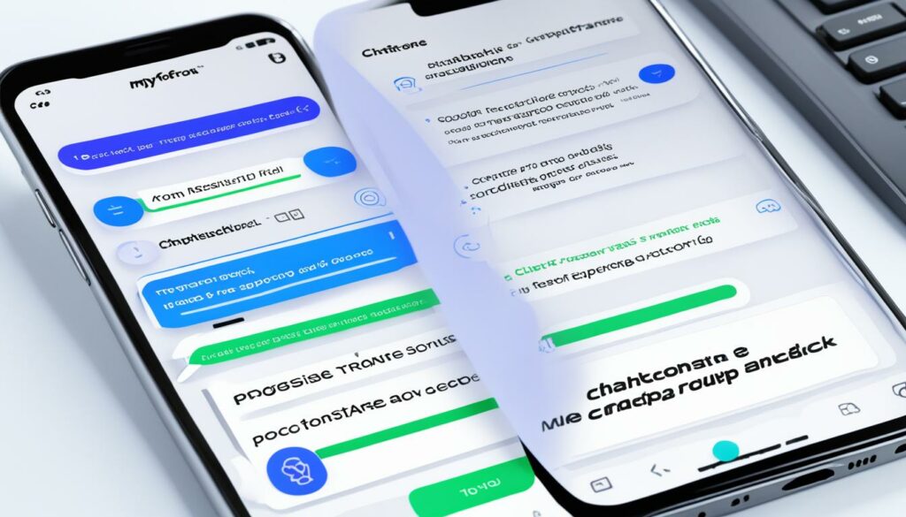 restauración de WhatsApp con iMyFone ChatsBack y MobileTrans