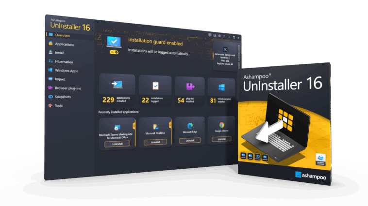 Ashampoo® Un­Installer 16